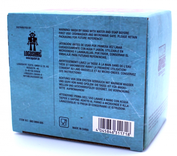 Marvel's Avengers: Captain America Keramik Tasse "Cap Goes Wild!" von Logoshirt